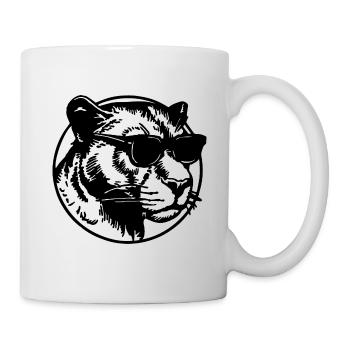 Panther - Tasse - Weiß - Rechts