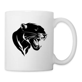 Panther - Tasse - Weiß - Rechts