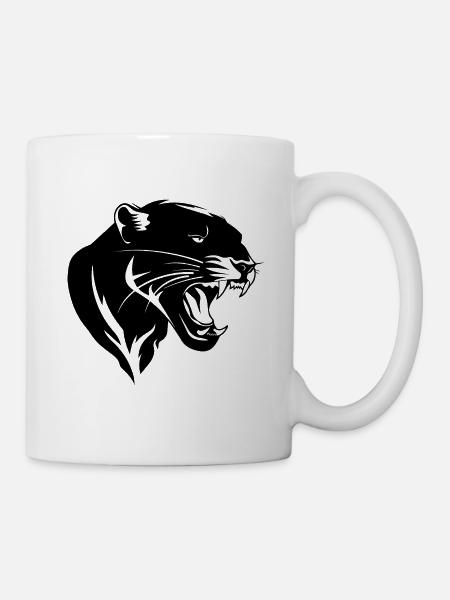 Panther - Tasse - Weiß