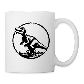 Dinosaure Dino - Mug blanc - blanc - Droite