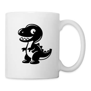 Dinosaure Dino - Mug blanc - blanc - Droite