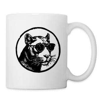 Panther - Tasse - Weiß - Rechts