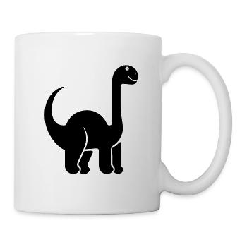 Dinosaure Dino - Mug blanc - blanc - Droite