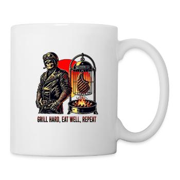 Der Saarländer schwenkt - Tasse - Weiß - Rechts