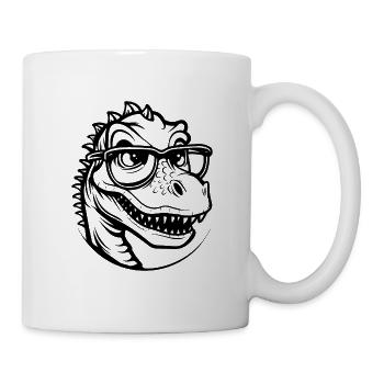 Dinosaure Dino - Mug blanc - blanc - Droite