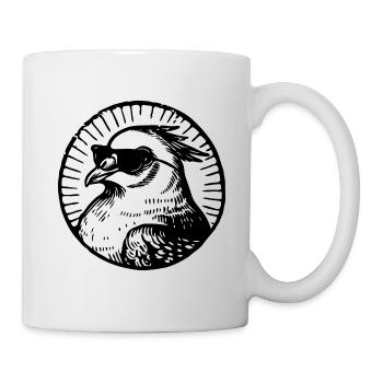 Taube Brieftaube Taubenzüchter Geschenke - Tasse - Weiß - Rechts