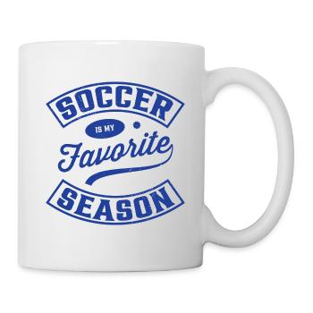 Soccer is My Favorite Season - Mug - white - Right