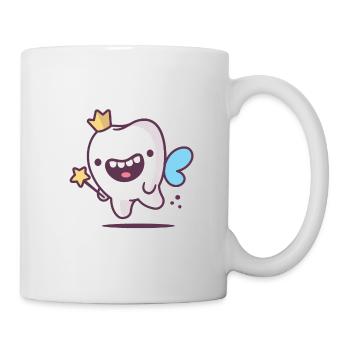 Drôle de fée des dents - Mug blanc - blanc - Droite