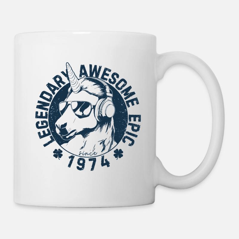 Legendary, awesome, epic since 1974 - Tasse - Weiß