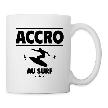 Accro au surf – Parfait pour les passionnés ! - Mug blanc - blanc - Droite