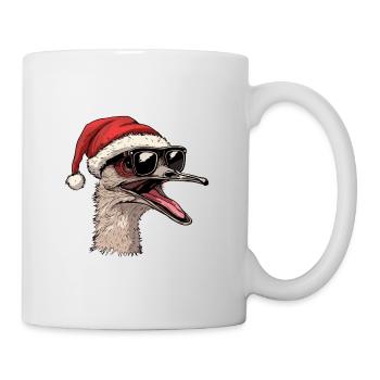 Strauß Weihnachten Lustig - Tasse - Weiß - Rechts