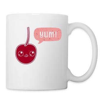 Yummy Cherry - Tasse - Weiß - Rechts