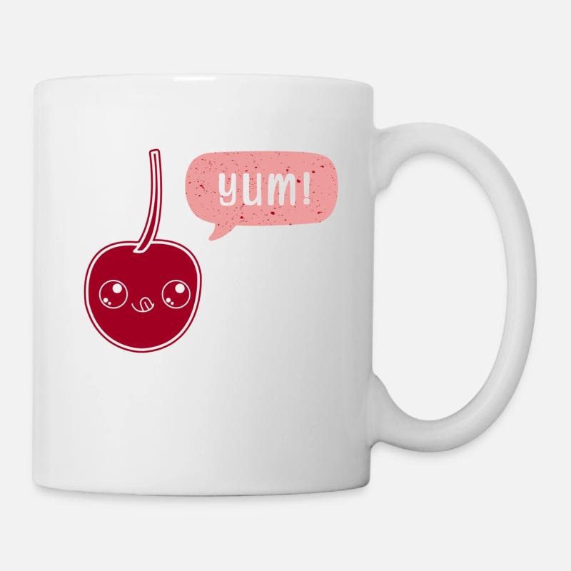 Yummy Cherry - Tasse - Weiß