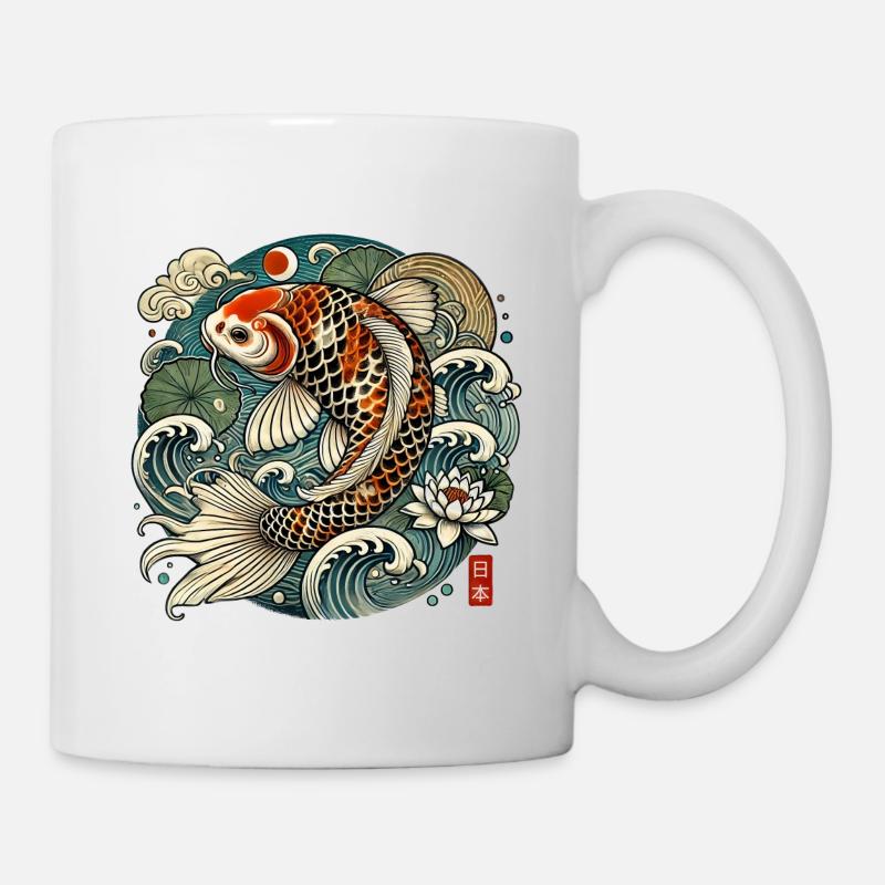 Japanese Koi Carp - Mug - white