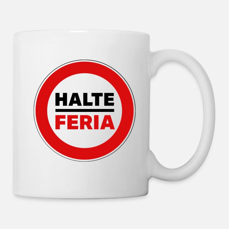 Halte feria - Mug blanc - blanc