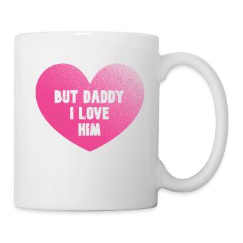 Aber Papa, ich liebe ihn - Herz - Tasse - Weiß - Rechts