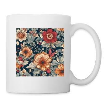 Flower Life - Tasse - Weiß - Rechts