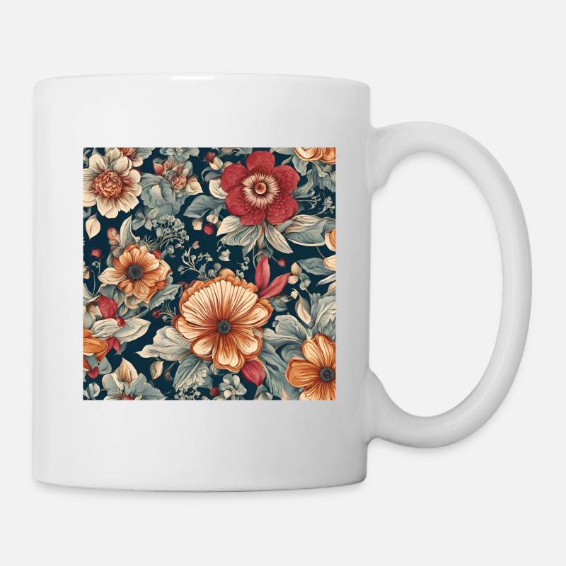 Flower Life - Tasse - Weiß
