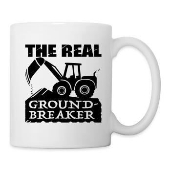 Wheel Loader – The Real Groundbreaker - Mug - white - Right