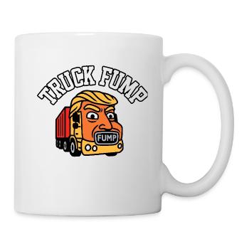Truck Fump – Satire on Wheels - Mug - white - Right
