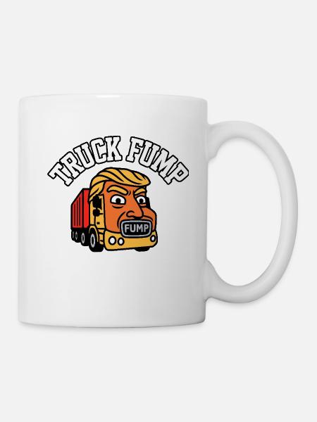 Truck Fump – Satire sur roues - Mug blanc - blanc