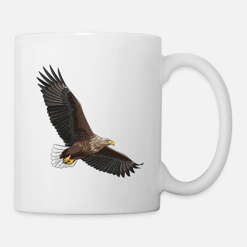 Seeadler Haliaeetus albicilla - Tasse - Weiß