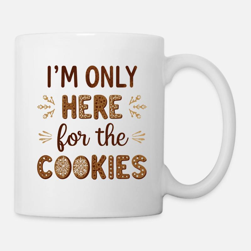 Here for cookies - Mug - white