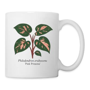 Stylish Plant - Philodendron Pink Princess - Mug - white - Right