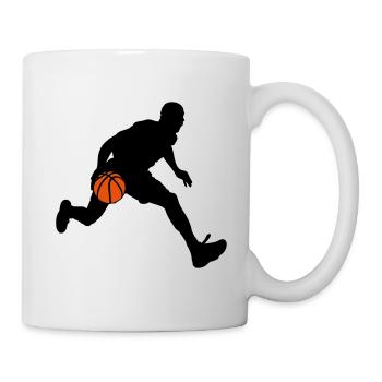 Basketballspieler - Tasse - Weiß - Rechts