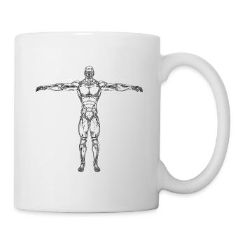 Anatomie - Tasse - Weiß - Rechts
