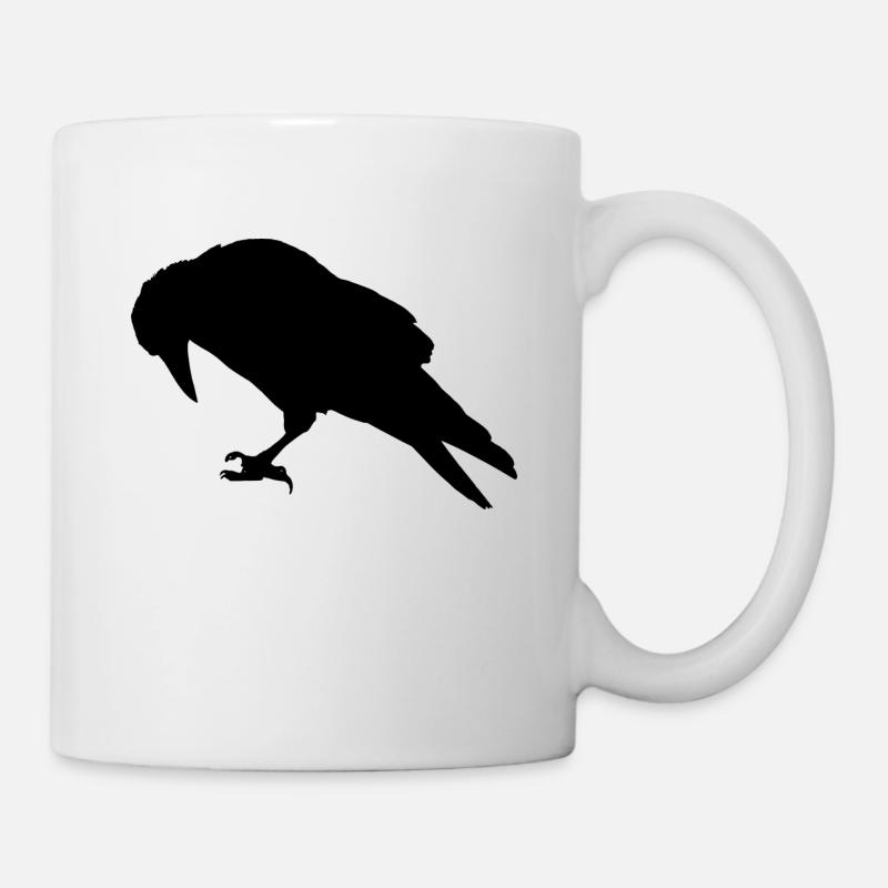 Expandables Corbeau / Corbeau / Raabe assis - Mug blanc - blanc