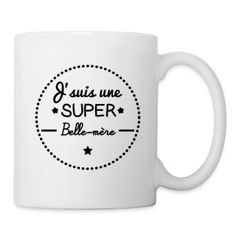 Belle mère, cadeau belle-mère - Mug blanc - blanc - Droite