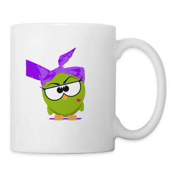 Mrs. Birdie - Tasse - Weiß - Rechts