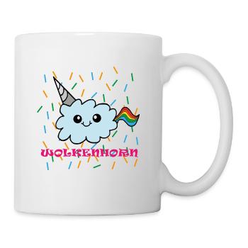 clouds Horn - Mug - white - Right
