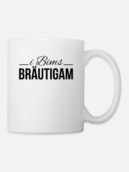 i bims bräutigam - Tasse - Weiß