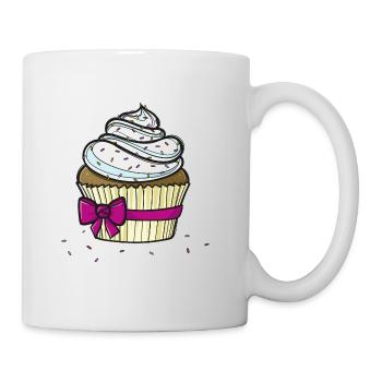 Petit gâteau comique doux - Mug blanc - blanc - Droite
