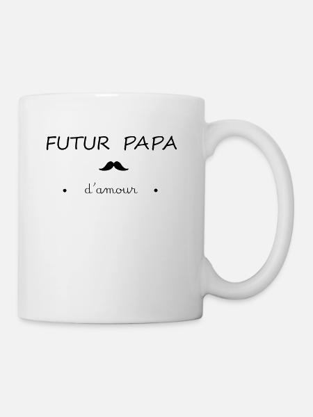 FUTUR PAPA D AMOUR - Mug blanc - blanc