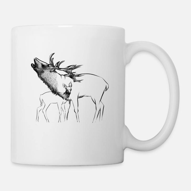 deer - Mug - white