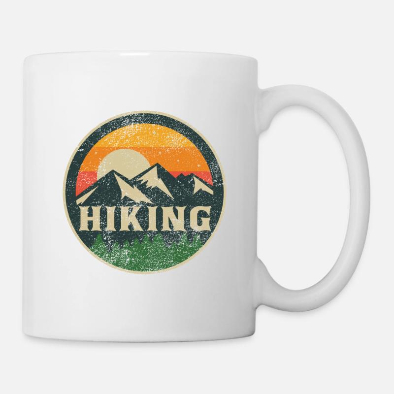 Hiking forever! - Mug - white