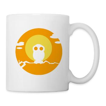 Eule - Tasse - Weiß - Rechts