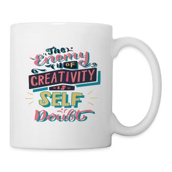 créativité - Mug blanc - blanc - Droite