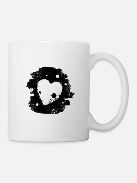 Universe heart - Mug - white