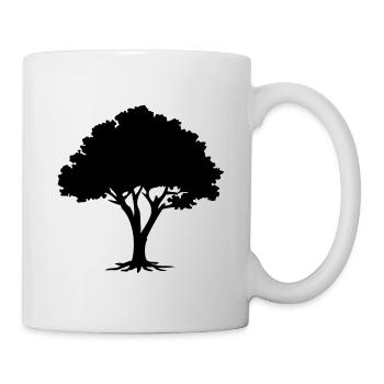 Arbre - Mug blanc - blanc - Droite