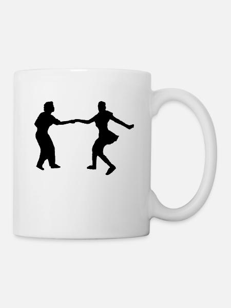 Une paire de danse Lindy Hop - Mug blanc - blanc