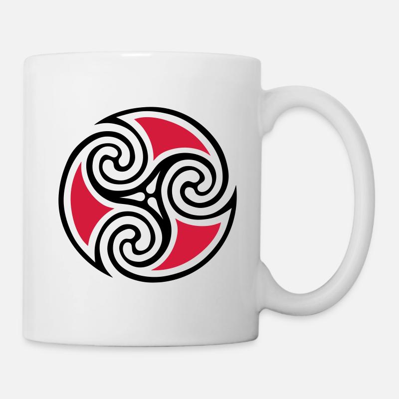 Triskelion - Tasse - Weiß