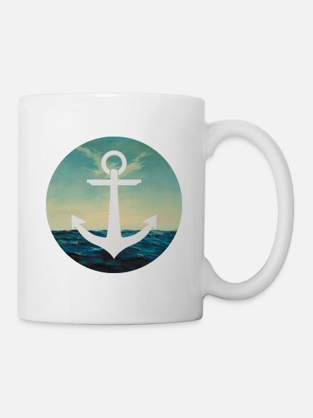 Circulaire de la mer - Mug blanc - blanc