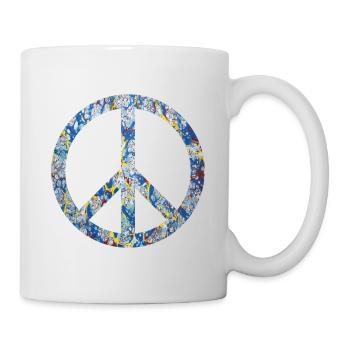 symbole de la paix e 205 - Mug blanc - blanc - Droite