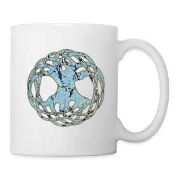 lebensbaum e 55 - Tasse - Weiß - Rechts