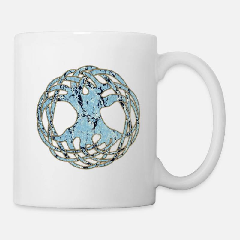lebensbaum e 55 - Tasse - Weiß
