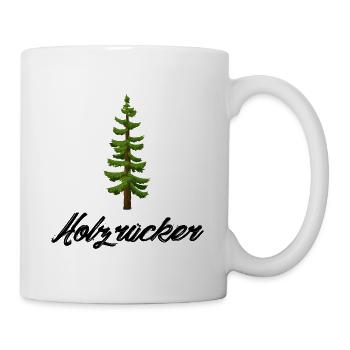 Ich bin Holzrücker - Tasse - Weiß - Rechts